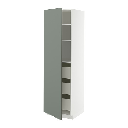 METOD/MAXIMERA high cabinet with drawers