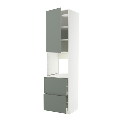 METOD/MAXIMERA high cabinet f oven+door/2 drawers