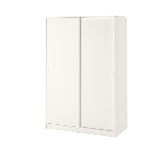 KLEPPSTAD, wardrobe with sliding doors