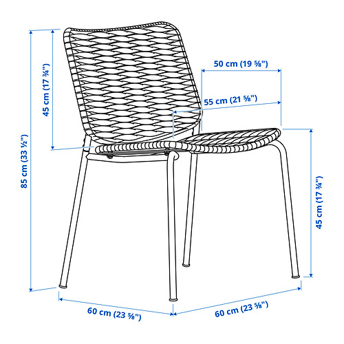 TEGELÖN chair, in/outdoor