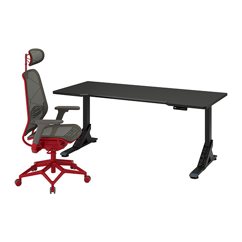 UPPSPEL/STYRSPEL, gaming desk and chair