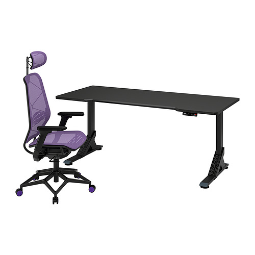 UPPSPEL/STYRSPEL gaming desk and chair