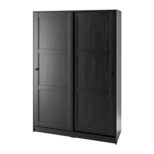 RAKKESTAD, wardrobe with sliding doors