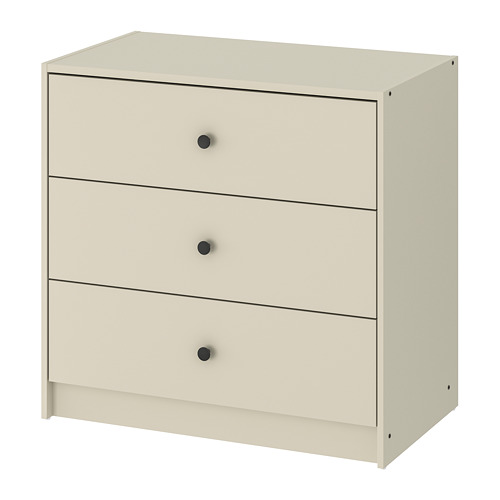 GURSKEN, chest of 3 drawers