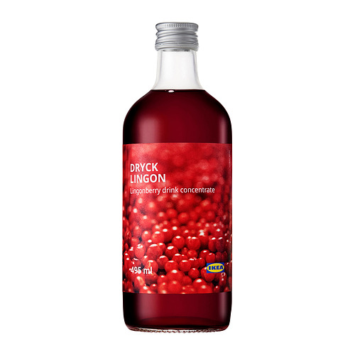 DRYCK LINGON, lingonberry syrup