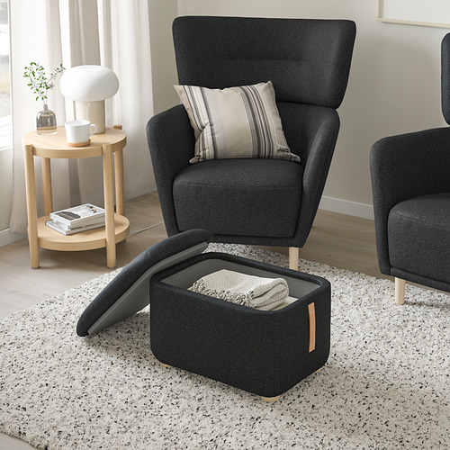 OSKARSHAMN, footstool with storage