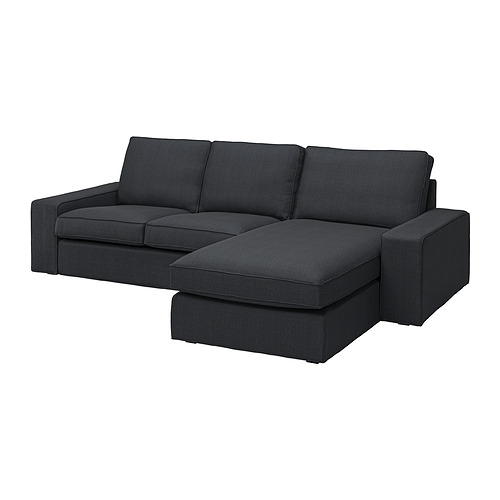 KIVIK, 3-seat sofa with chaise longue