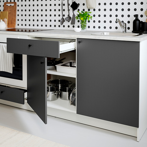 KNOXHULT, base cabinet with doors and drawer