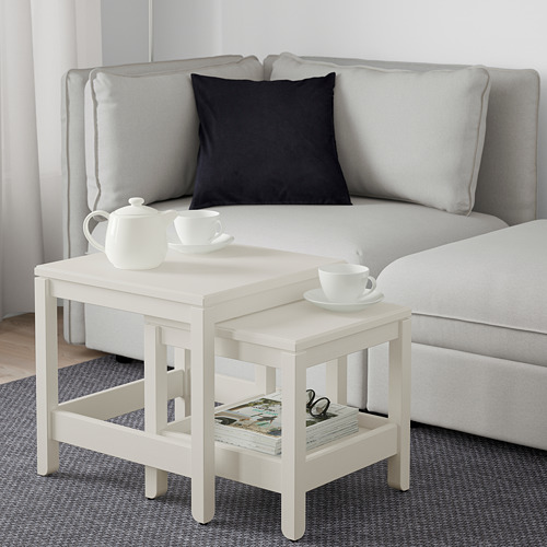 HAVSTA, nest of tables, set of 2