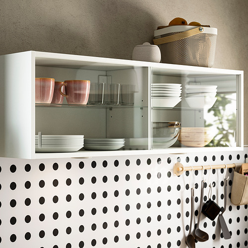 KNOXHULT, wall cabinet with sliding doors