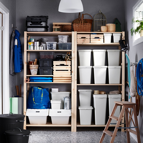 HÅLLBAR, bin with lid