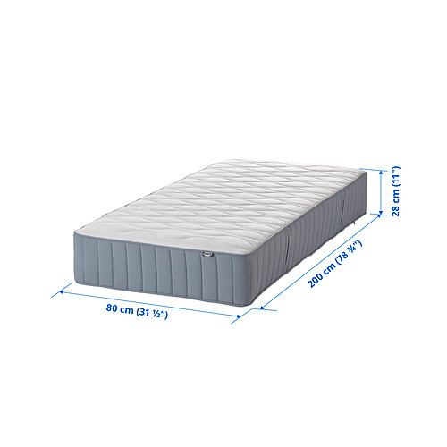 VÅGSTRANDA pocket sprung mattress