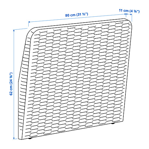 VITTSKÄR, bak á sófa, úti