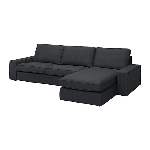 KIVIK, 4-seat sofa with chaise longue