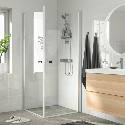 OPPEJEN, shower enclosure with 2 doors