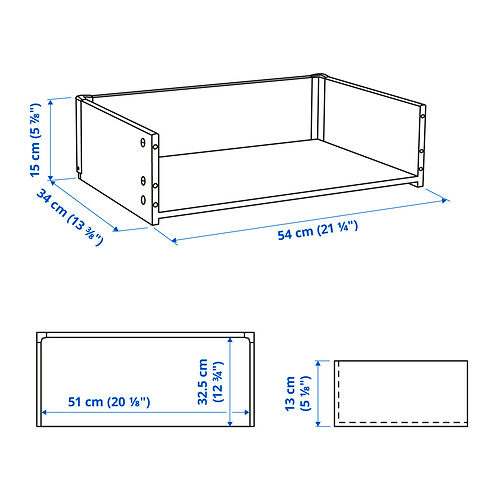 BESTÅ, drawer frame