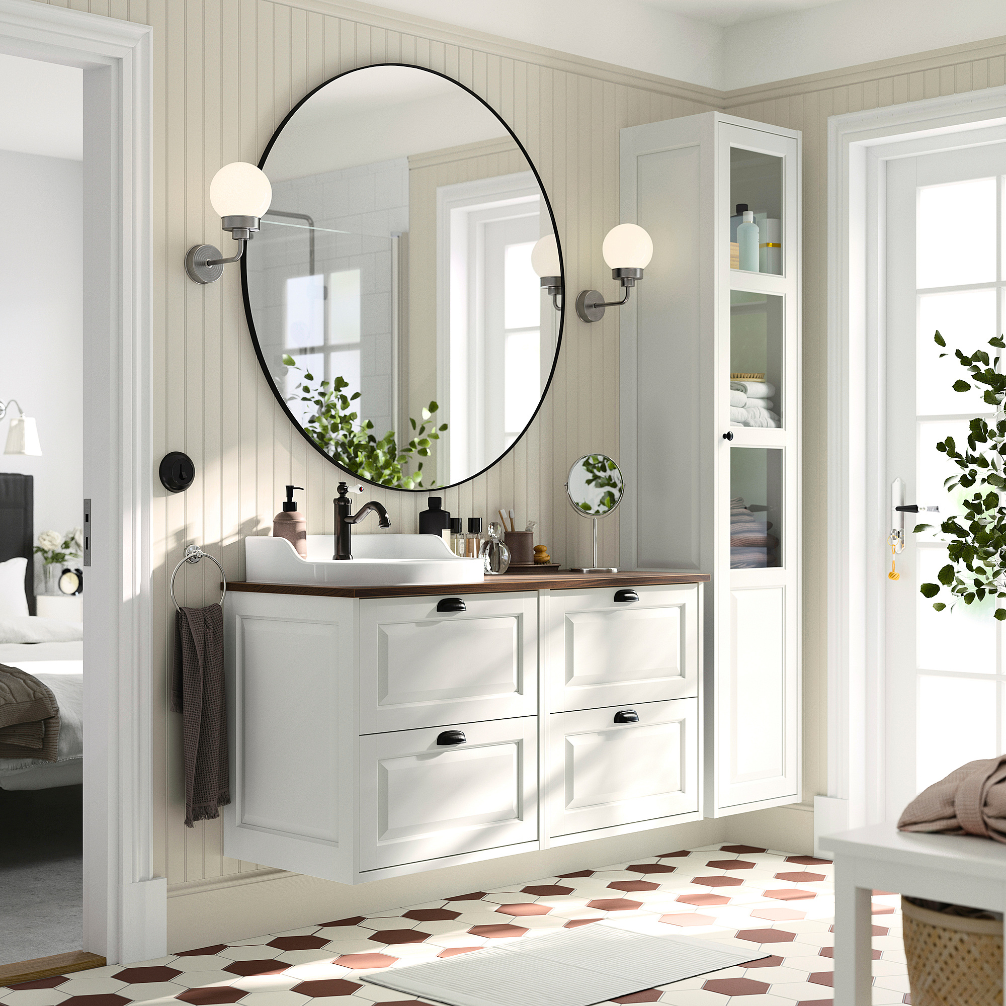 TÄNNFORSEN/RUTSJÖN wash-stand/wash-basin/tap