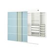 White double sided/mehamn light blue/light green