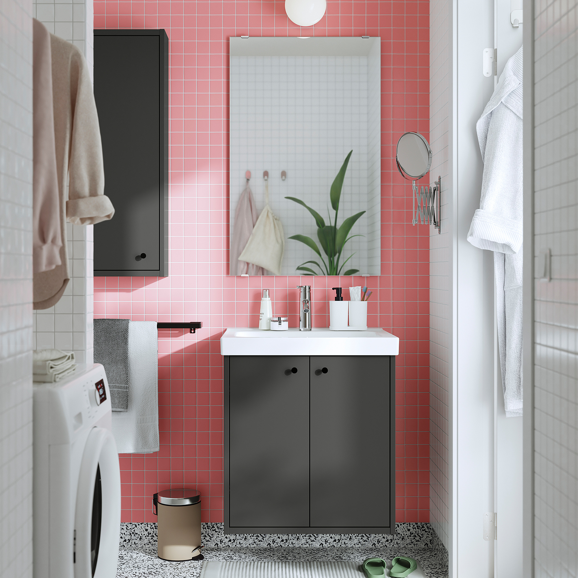 HAVBÄCK wash-stand with doors