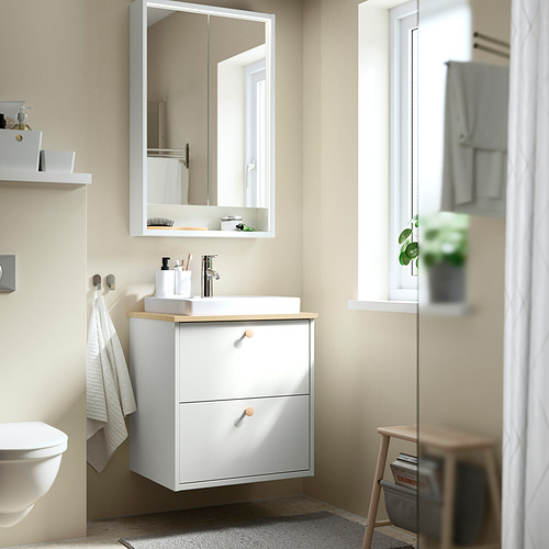 HAVBÄCK/ORRSJÖN, wash-stnd w drawers/wash-basin/tap