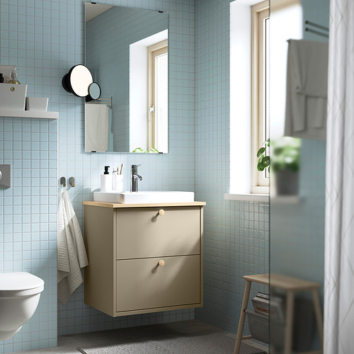 HAVBÄCK/ORRSJÖN, wash-stnd w drawers/wash-basin/tap