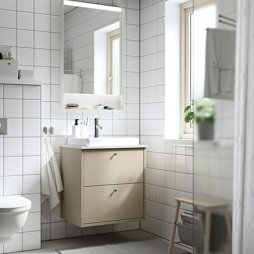 HAVBÄCK/ORRSJÖN, wash-stnd w drawers/wash-basin/tap