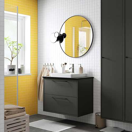 HAVBÄCK/ORRSJÖN, wash-stnd w drawers/wash-basin/tap