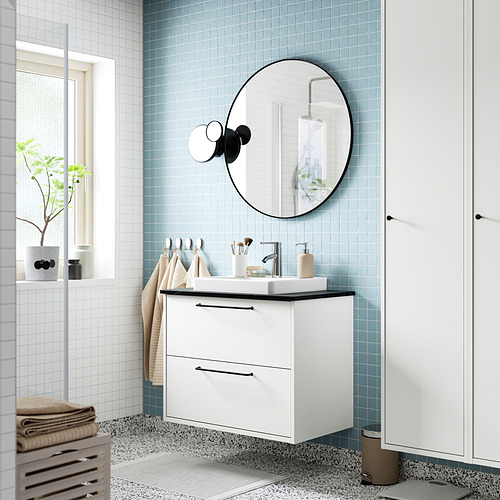 HAVBÄCK/ORRSJÖN, wash-stnd w drawers/wash-basin/tap