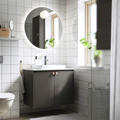 HAVBÄCK/ORRSJÖN, wash-stnd w doors/wash-basin/tap