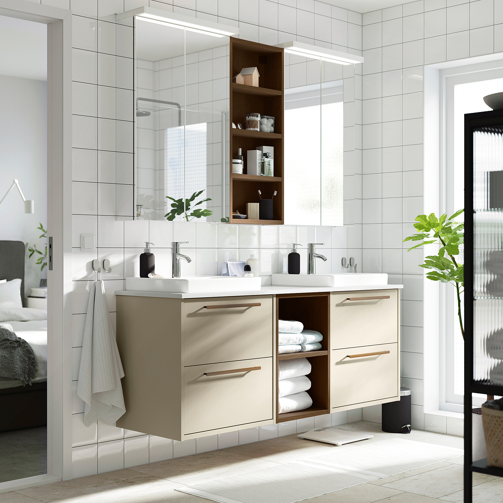 HAVBÄCK/ORRSJÖN wash-stand/wash-basins/taps