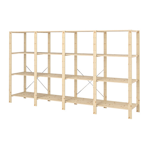 HEJNE, 4 sections/shelves