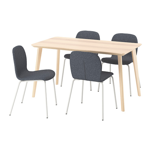 LISABO/KARLPETTER, table and 4 chairs
