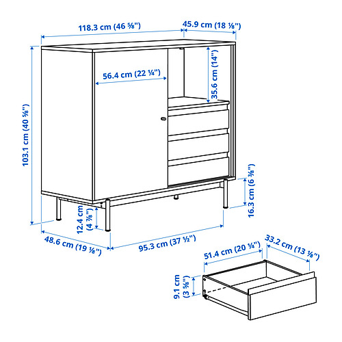 RÅDMANSÖ cabinet