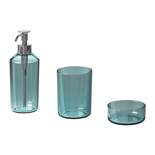 SKISSEN, 3-piece bathroom set