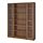 BILLY/OXBERG, bookcase combination w glass doors
