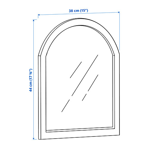 SMYGA mirror for desk/wall