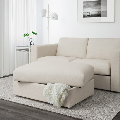 VIMLE, footstool with storage