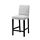 BERGMUND, bar stool with backrest