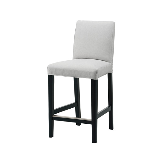 BERGMUND, bar stool with backrest