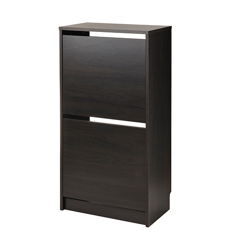BISSA, shoe cabinet with 2 compartments