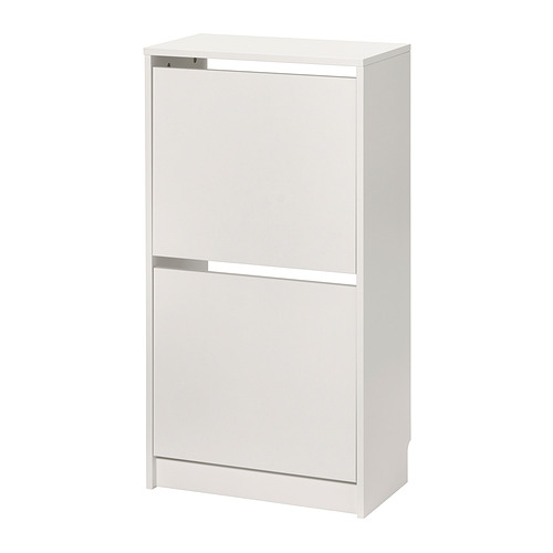 BISSA, shoe cabinet with 2 compartments