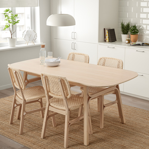 VOXLÖV/VOXLÖV, table and 4 chairs