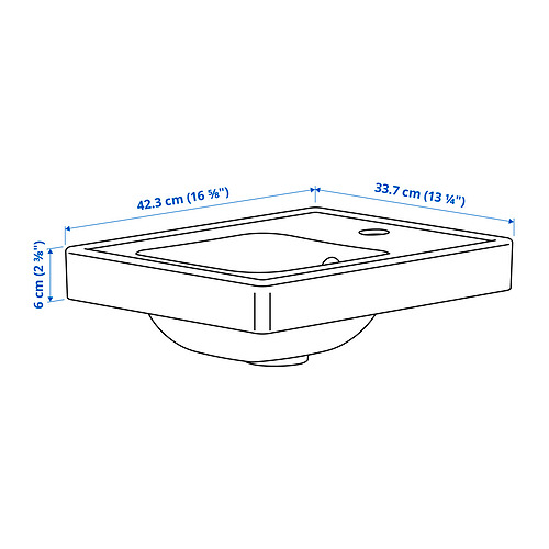 ORRSJÖN handlaug með vatnslás
