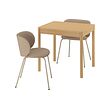 TONSTAD/KRYLBO table and 2 chairs