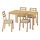 TONSTAD/TONSTAD, table and 4 chairs