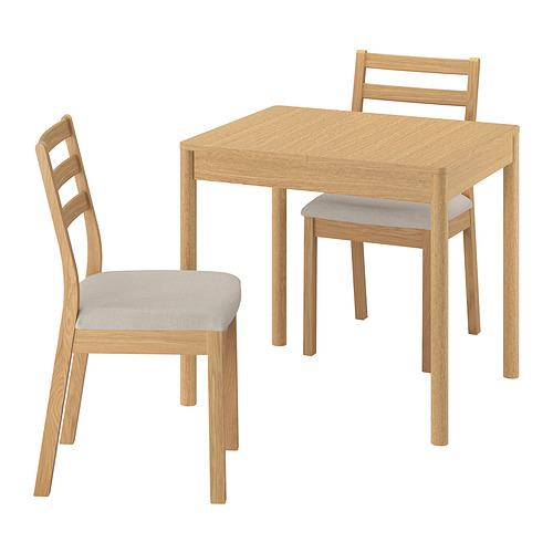TONSTAD/TONSTAD, borð og tveir stólar