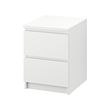 MALM chest of 2 drawers 