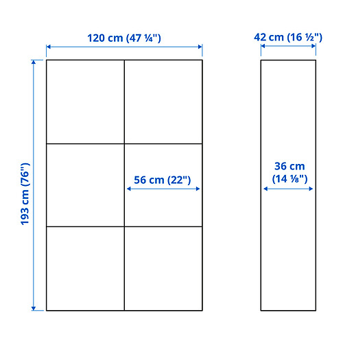 BESTÅ storage combination with doors