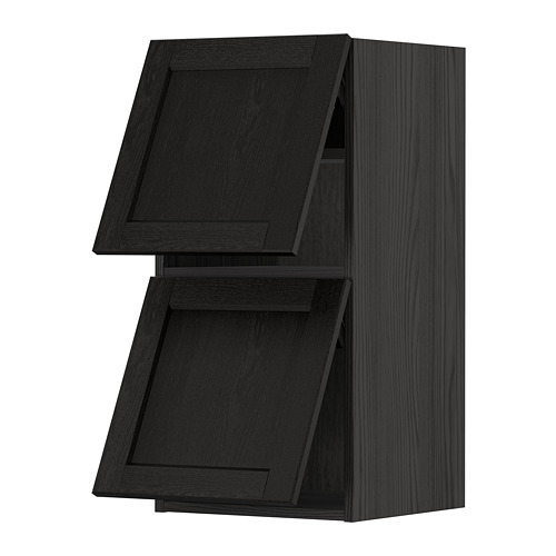 METOD wall cab horizo 2 doors w push-open