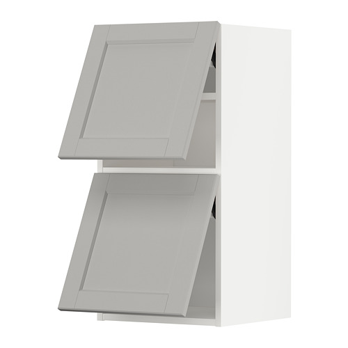 METOD wall cabinet horizontal w 2 doors